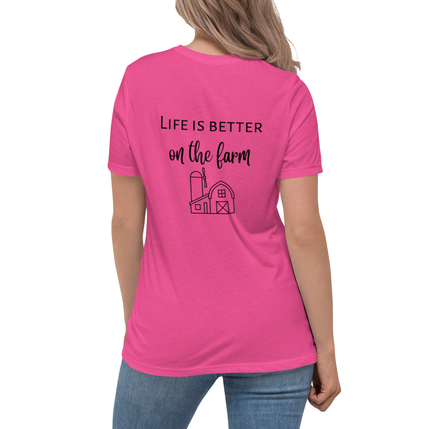 Life is Better on the Farm - Women's Bella + Canvas T-Shirt
